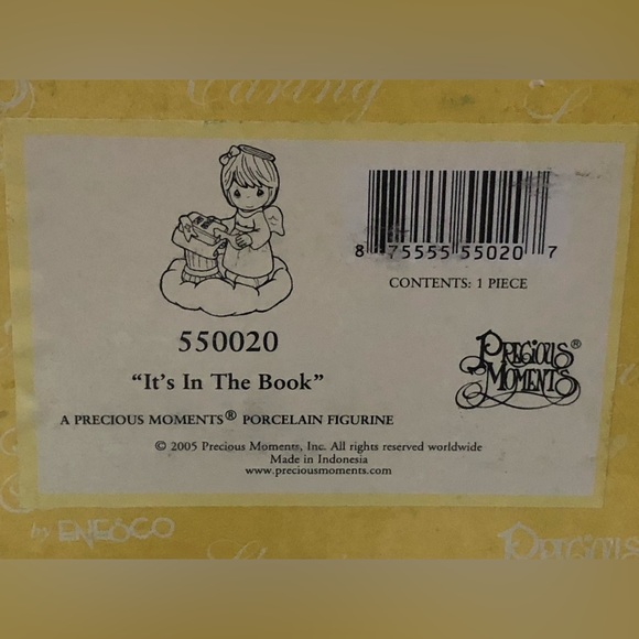 Precious Moments “It’s In The Book” Angel Figurine - Picture 4 of 4